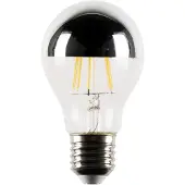 Airam LED-pære E27 toppspeilet 7W 2700K 680 lumen