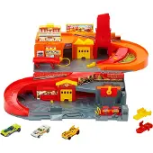 Mattel Kjøretøy Fra Rally Town Bærbart Sett