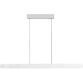 Schöner Wohnen LED-hengelampe ADRIANA ROUND, hvit, lengde 160 cm, metall CCT