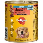 Pedigree Classic 12 x 800 g - Fjærkre i paté