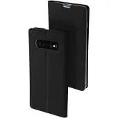 DUX Skin Pro Samsung Galaxy S10 Flip-deksel - Svart