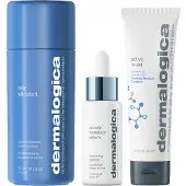 Dermalogica Smooth + Hydrate Set : Daily Milkfoliant, Exfoliating, Exfoliating Powder, 74 g + Active Moist, Prebiotics, Hydrating, Cream, For Face, 50 ml + Circular Hydration, Hyaluronic Acid, Serum,