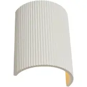 QAZQA Skandinavisk vegglampe beige oval - Plaster