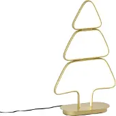 QAZQA Julebordlampe Gull Juletre Inkl. LED - Arbre