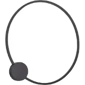 QAZQA Design vegglampe svart 67 cm inkl. LED 3-trinns dimbar - Anello