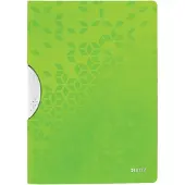 Esselte WOW ColorClip - Klipsfil - for A4 (210 x 297 mm) - kapasitet: 30 ark - grønn