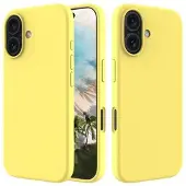 Mtp Products iPhone 16 Liquid Silikondeksel - Gul