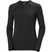 Helly Hansen Lifa Merino Midweight Crew, Dame, Black