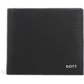 BOSS for man. 50529496 Black New Crosstown wallet (OSFA), Casual, Classic, Leather