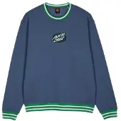 Santa Cruz Global Oval Dot Front Crew Collegegenser