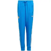 Adidas Bukser - Real Madrid - Blue Bird/Hvit - - 16 år (176) - Bukser - bomull
