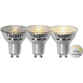 Star Trading GU10 Spotlight 3-trinns Dimbar 4,4W 3000K