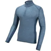 Ulvang Rav 100% Turtle Neck, Herre, Indian Teal/Smoke Blue