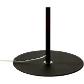 Domiluce Gulvlampe Vento, svart/gull, metall, Ø 40 cm, E27
