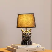 ONLI Biagio bordlampe, svart, keramikk, 29 cm høy, E14