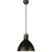 Markslöjd Hengelampe Eagle med metallskjerm Ø 35 cm svart