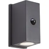 QAZQA Sort vegglampe med 4-trinns magnetisk sensor og integrert oppladbar LED - Baleno