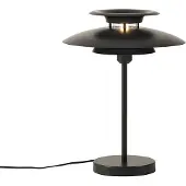 QAZQA Retro bordlampe svart stål 45 cm - Pauly