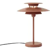 QAZQA Retro bordlampe mokkafarget stål 45 cm - Pauly