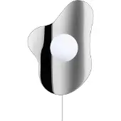 Globen Lighting vegglampe ILLUSION, krom, glass, 60 cm