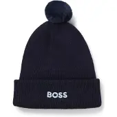 BOSS Lue - Strikk - Navy m. Dusk - - 50 cm - Lue