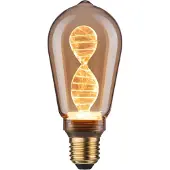 Paulmann LED-pære E27 3,5W Helix 1800K ST64 gull