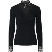Y.A.S Yasellina High Neck Langermet Topp