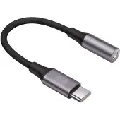 Forever Audio Adapter 3,5 mm - USB-C - Svart