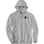 Carhartt Force Logo Sweatshirt Men Asphalt Heather 2XL