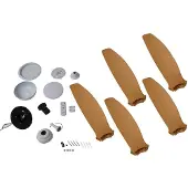 LUCANDE LED-takvifte Omendo, hvit, DC, stille, CCT
