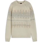 BOSS for man. 50548686 Karombo beige jumper (S), Casual, Wool, Long sleeve