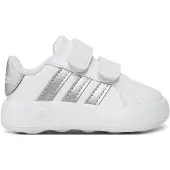 Adidas Sko - Grand Court 2.0 CF - Hvit/Sølv - - 24 - Sko