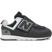 New Balance Sko - 574 - Black/Sølv Metallic - - 20 - Sko