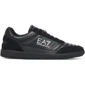 Emporio Armani unisex. 7X000406_AF19827 Heritage Leather Sneakers black (45 1/3), Flat, Laces, Casual