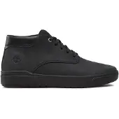 Timberland for man. TB0A5S5M0151 Seneca Bay lace-up low top leather trainers black (44), Flat, Laces, Casual
