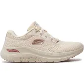 SKECHERS for woman. 150051 Off-white Arch Fit 2.0 - Big League Sneakers (39), Fabric, 3 to 5 cm, Laces, Casual