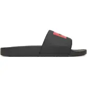 HUGO for man. 50548061 Flip-flops with logo on the strap black (42), Flat, None, Beachwear