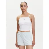 Puma WARDROBE Essentials Ribbed Tank Top Women, Clothing, White, S