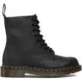 Dr. Martens unisex. 11822003 1460 Black Leather Boots (45), Flat, Laces, Casual