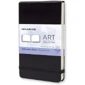 Moleskine Cahier, monokromatisk, svart, 64 ark, 70 g/m², innbundet, universell