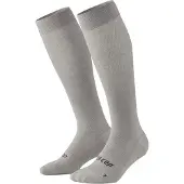 Cep Flight Socks Tall, løpesokker, dame, lysegrå