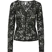 Y.A.S Yaslacey Lace Langermet Topp