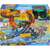 Mattel HW MT Shark-løype med bil JFR08 /2