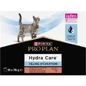 Purina PRO PLAN Veterinary Diets Feline Hydra Care - Laks (10 x 75 g)