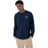 Hurley Merchant Henley Langarmet T-skjorte