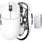 Lamzu Maya X - Gaming mus - Optisk - 6 knapper - Hvit