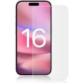 Amorus iPhone 16 Herdet Glass Beskyttelsesfilm