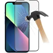 Prio 3D iPhone 13/13 Pro/14 Beskyttelsesglass - 9H - Svart