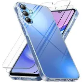 Saii Samsung Galaxy A36 2-i-1 TPU-deksel & Beskyttelsesglass