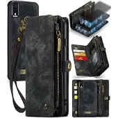 CASEME iPhone XR 2-i-1 Multifunksjonell Lommebok-deksel - Svart